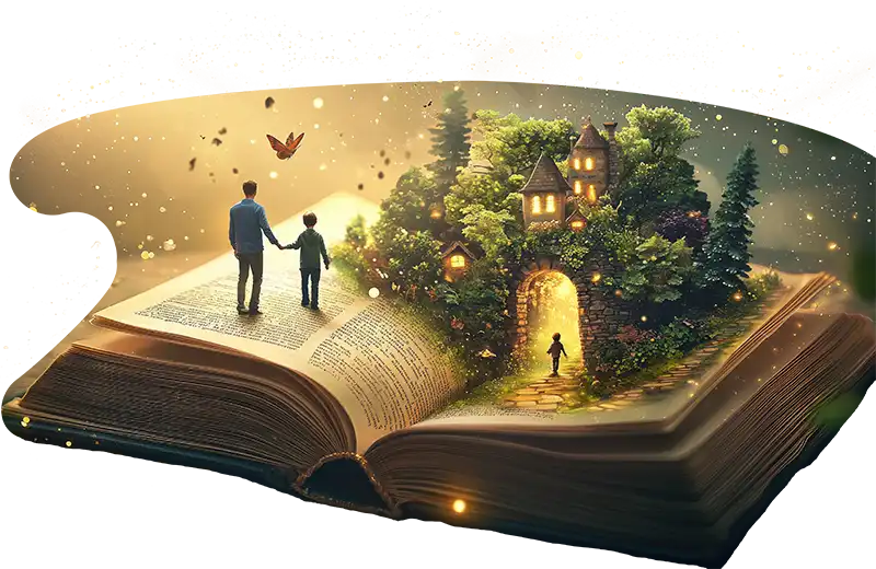 narratelica_story_book Bild eines Mystischen Buches.