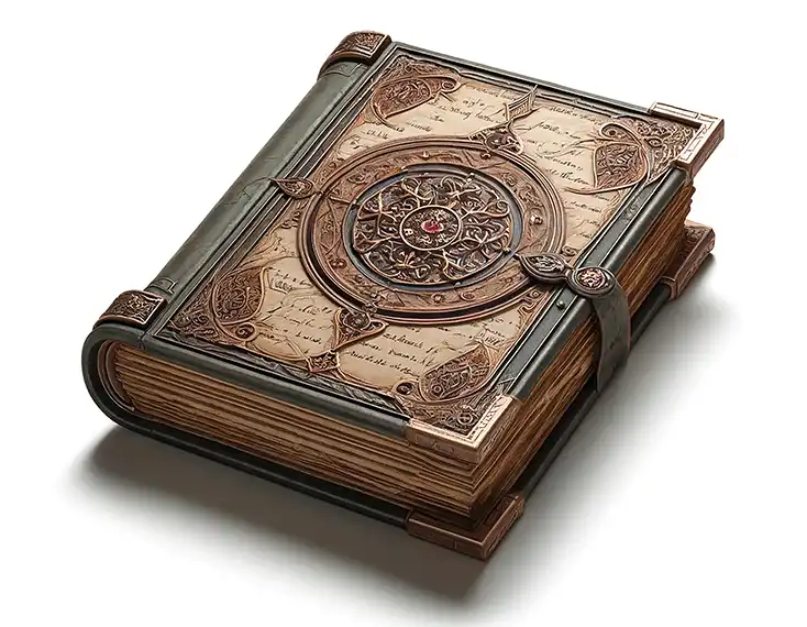 Bild eines mystischen Narratelica Buches